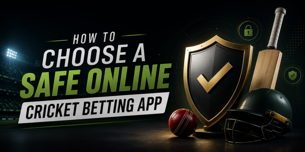 How to Choose a Safe Online Cricket Betting App