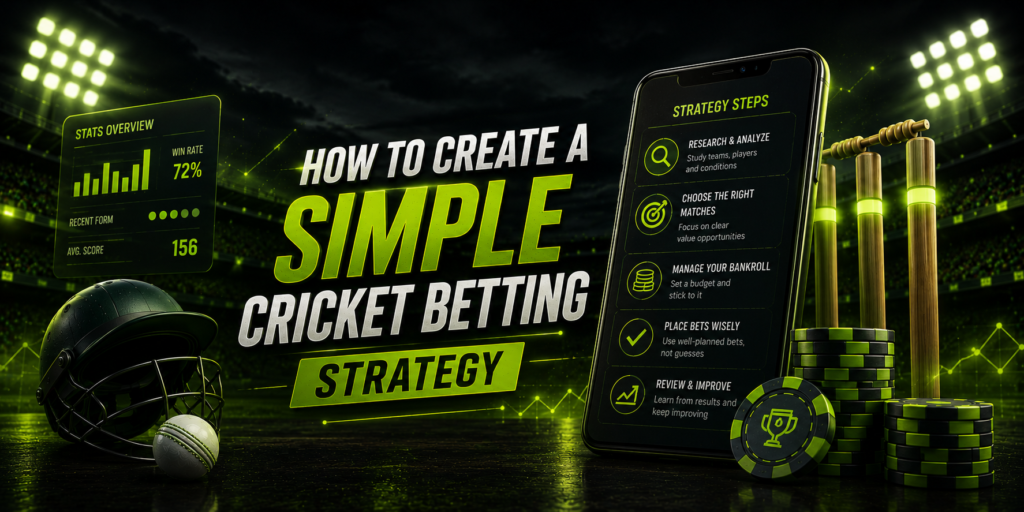 Create a Simple Cricket Betting Strategy
