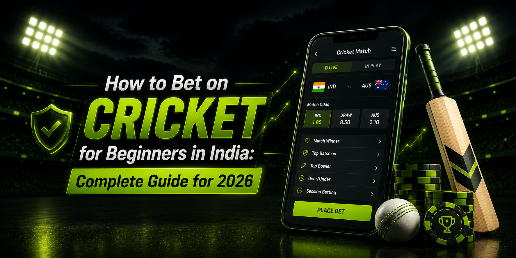 How to Bet on Cricket for Beginners in India