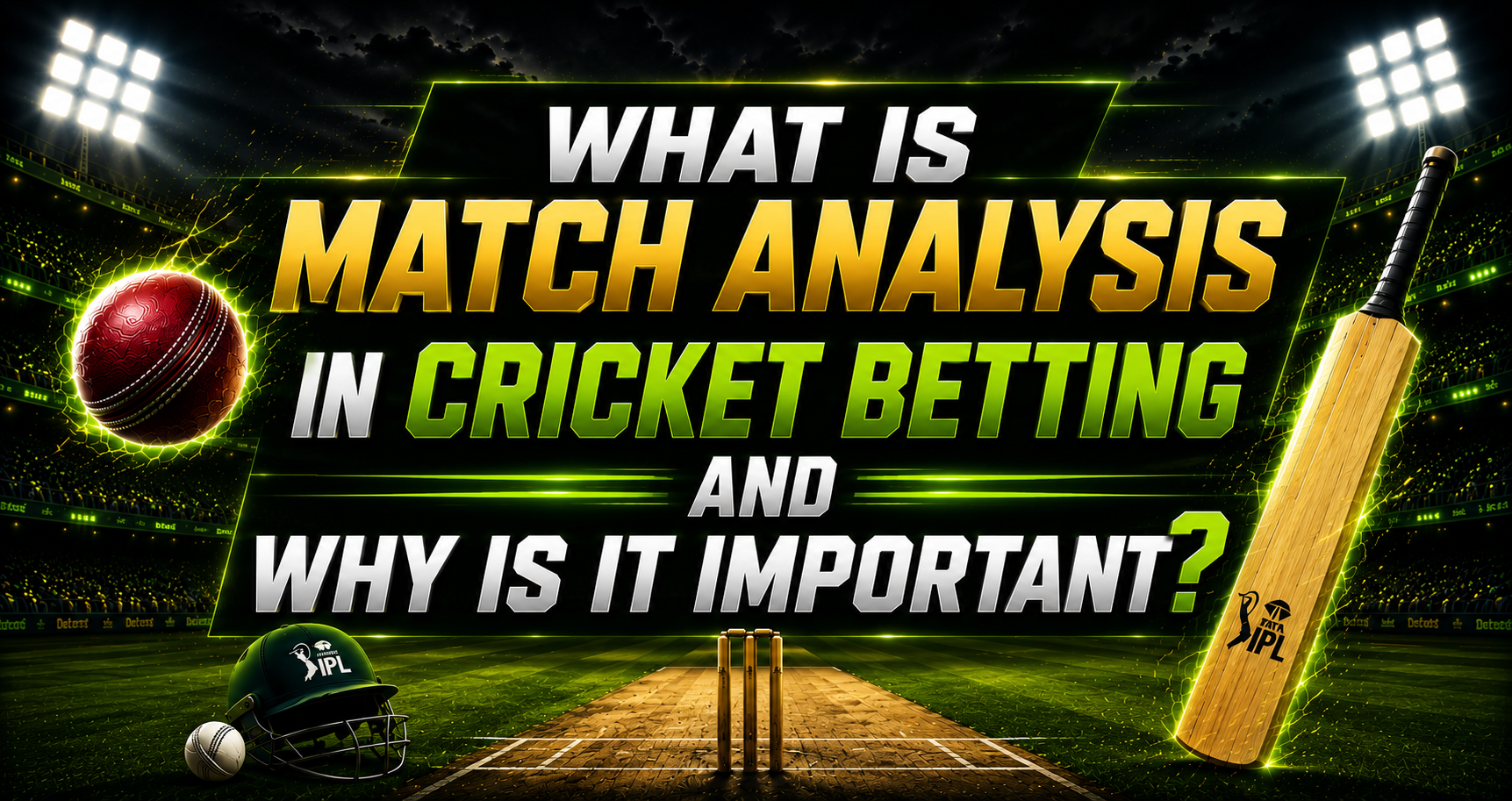 What Is Match Analysis in Cricket Betting and Why Is It Important