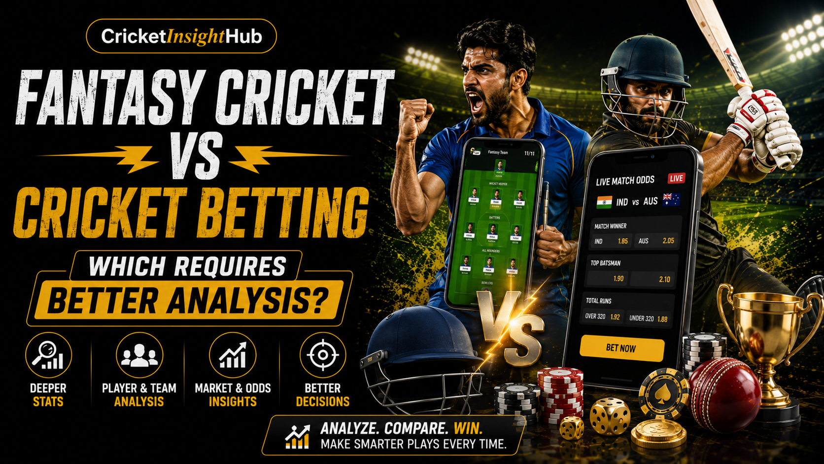 Fantasy Cricket vs Cricket Betting