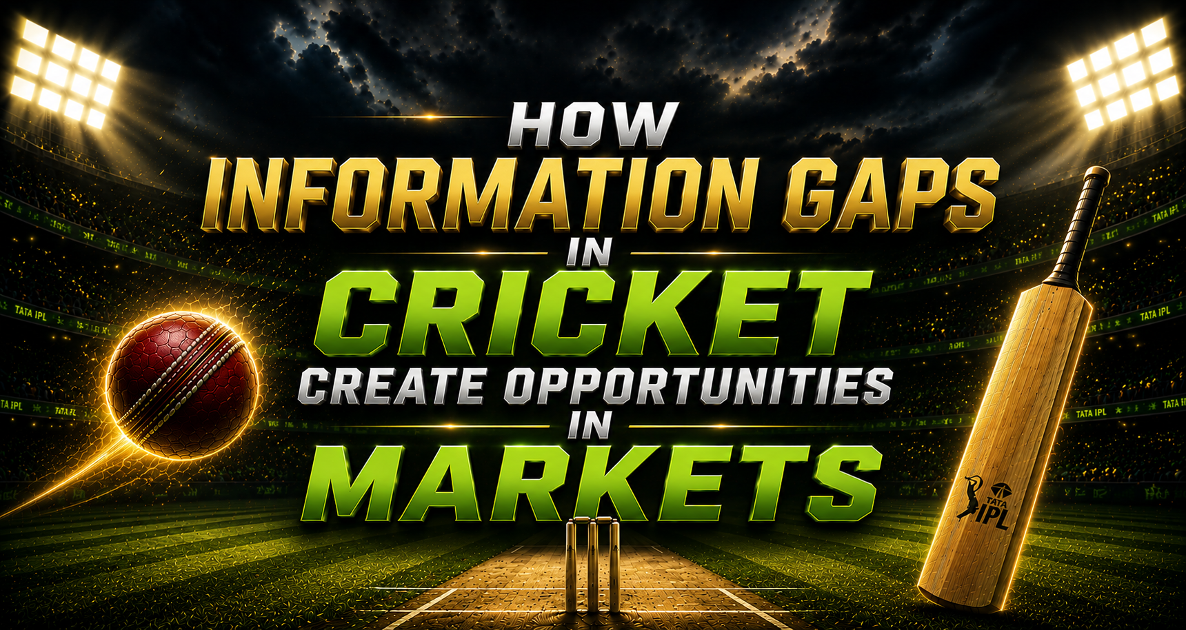 Information Gaps in Cricket