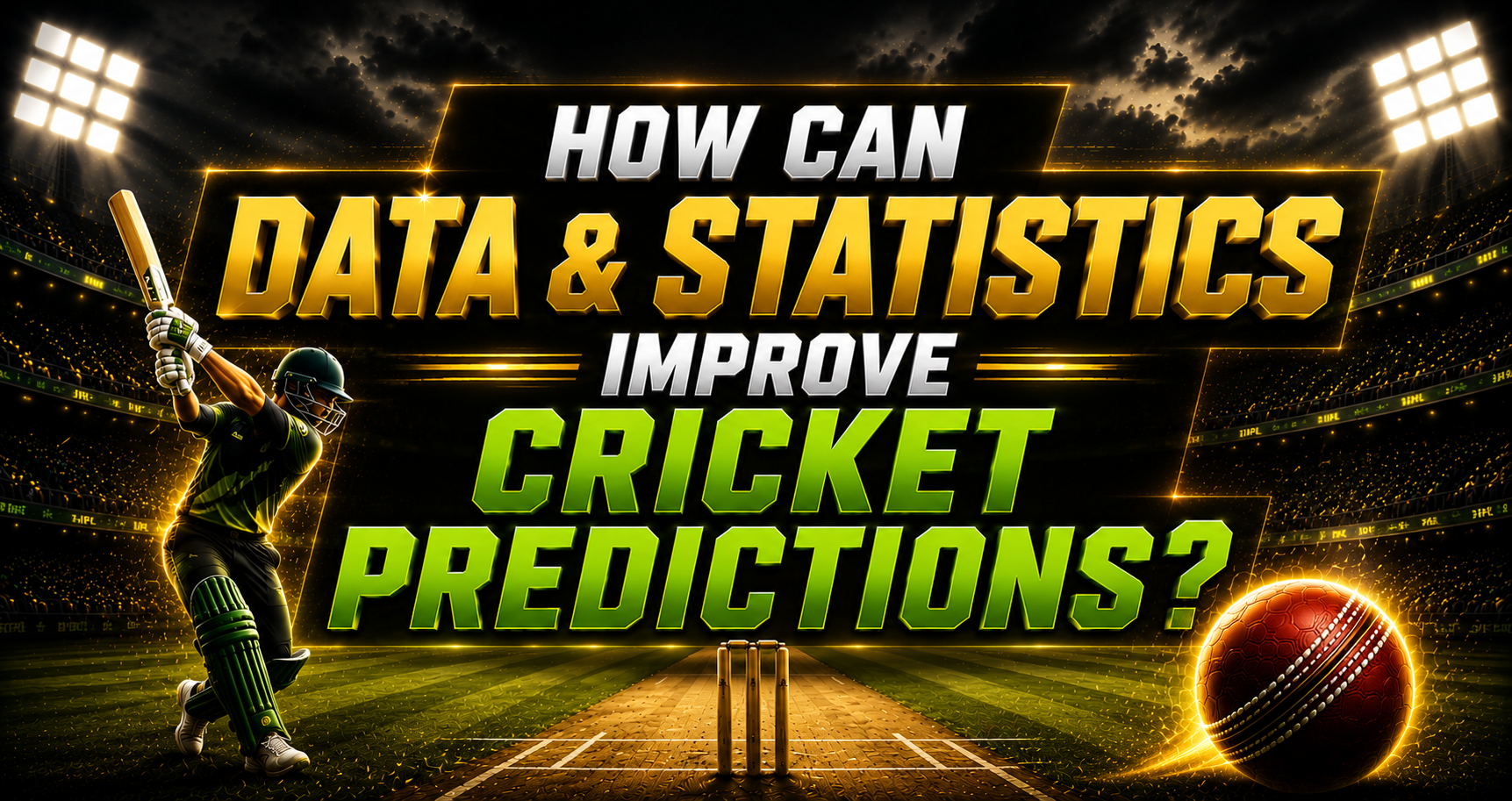 Statistics Improve Cricket Predictions