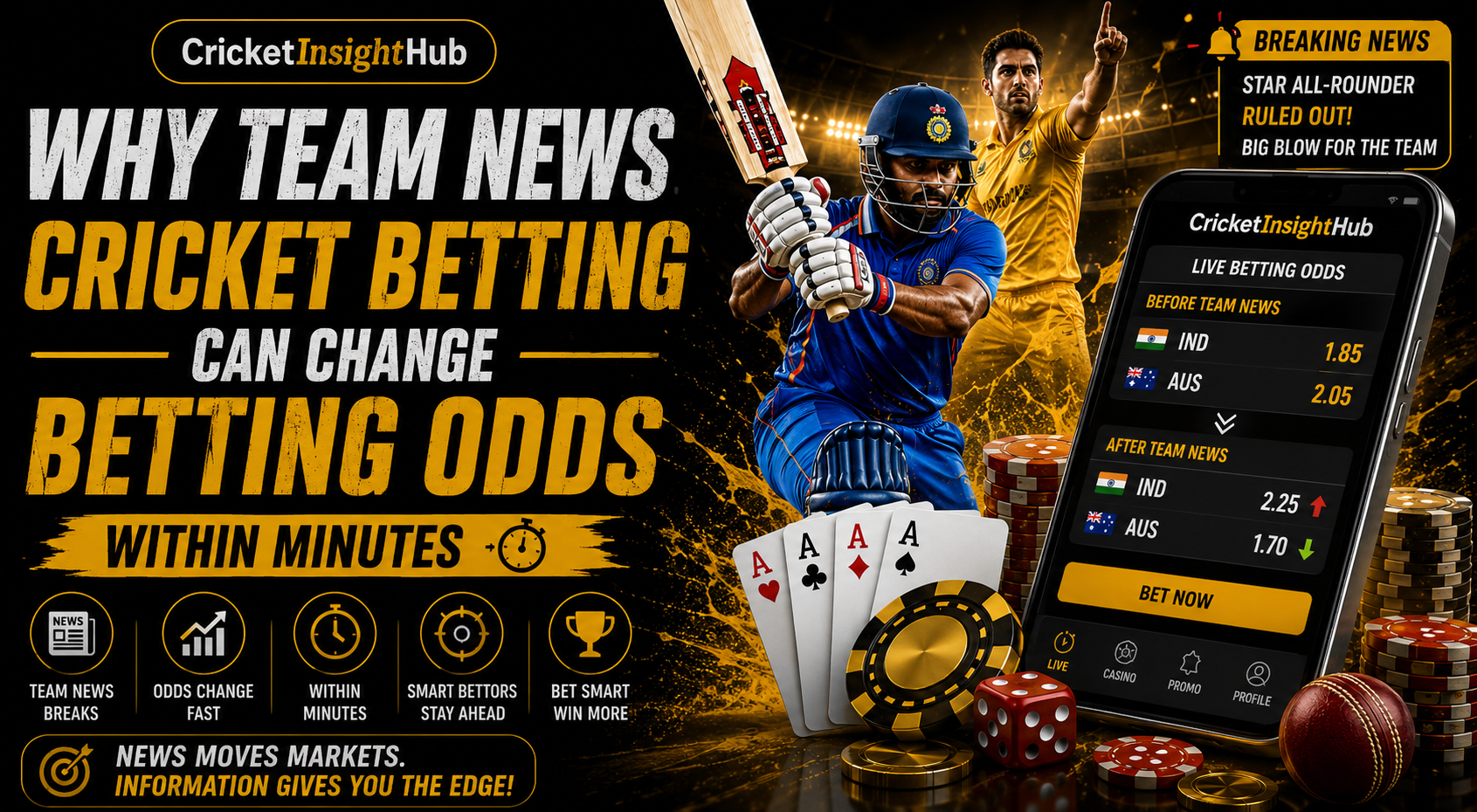 Team News Cricket Betting