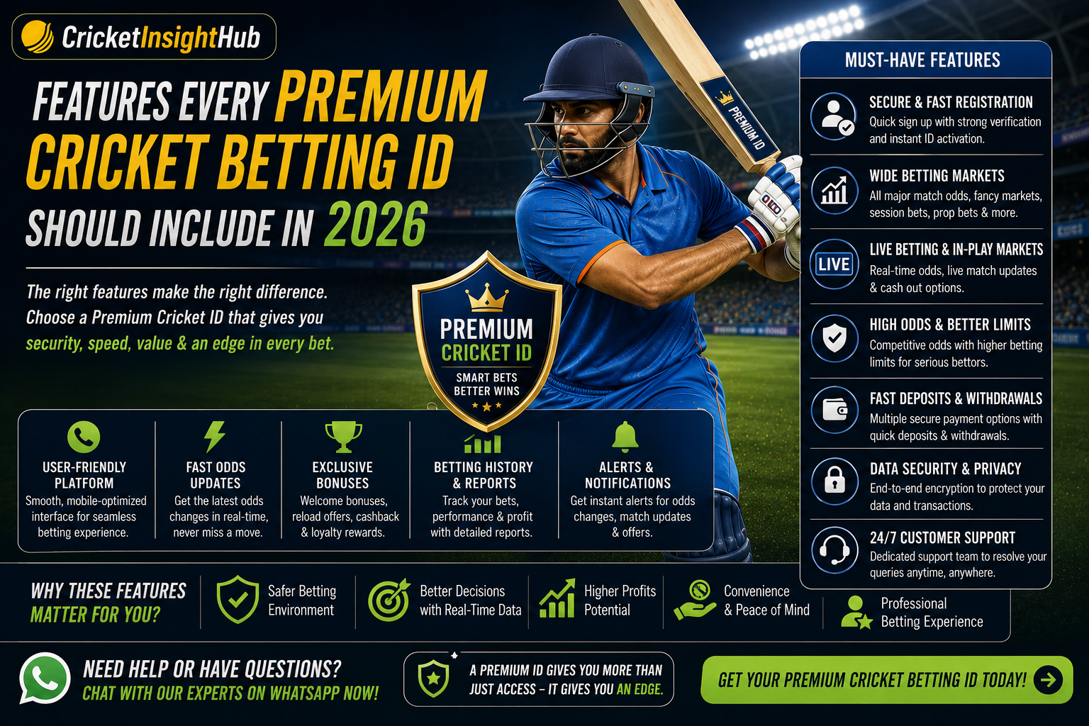 Premium Cricket Betting ID