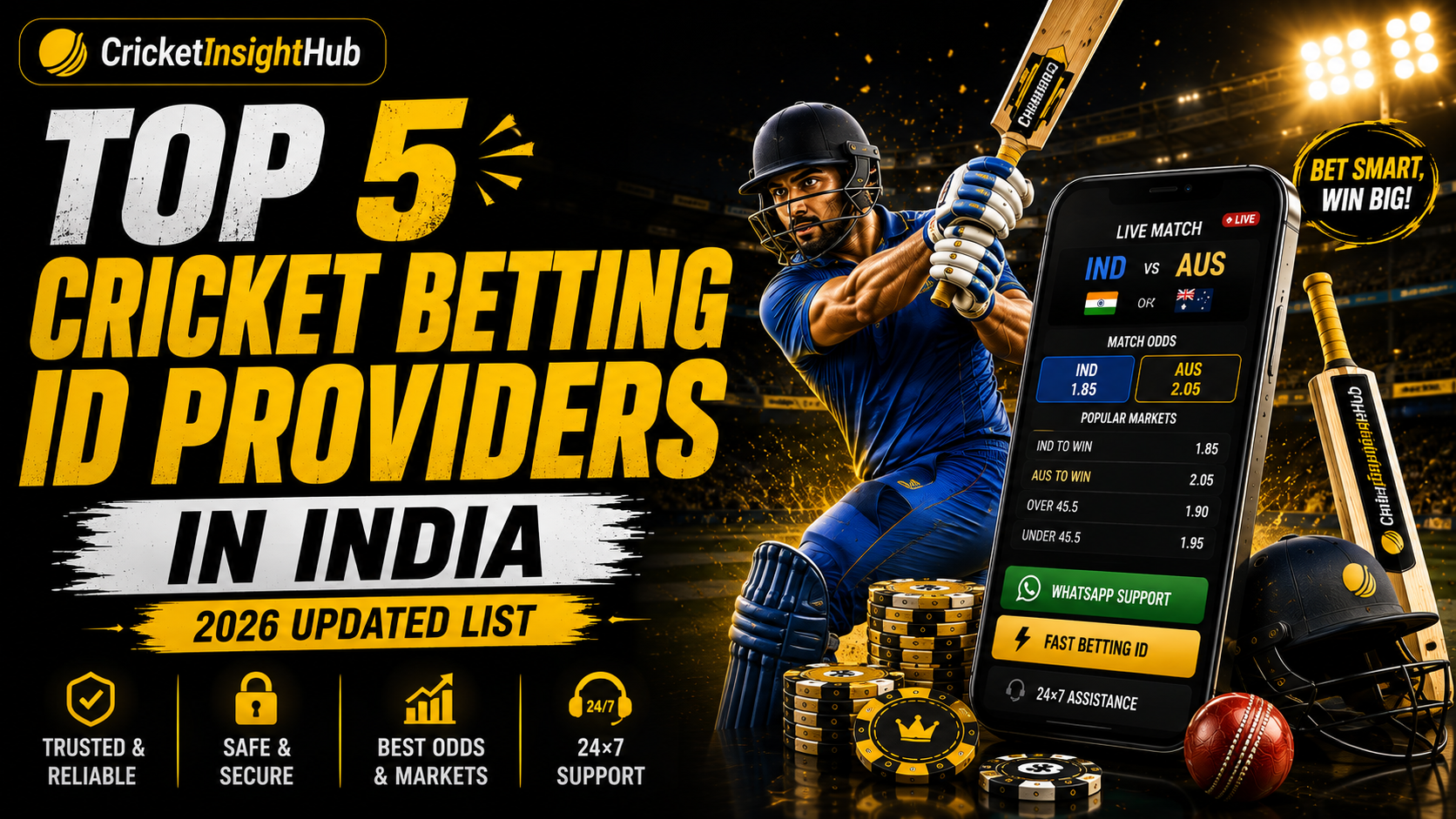 Top 5 Cricket Betting ID Providers in India