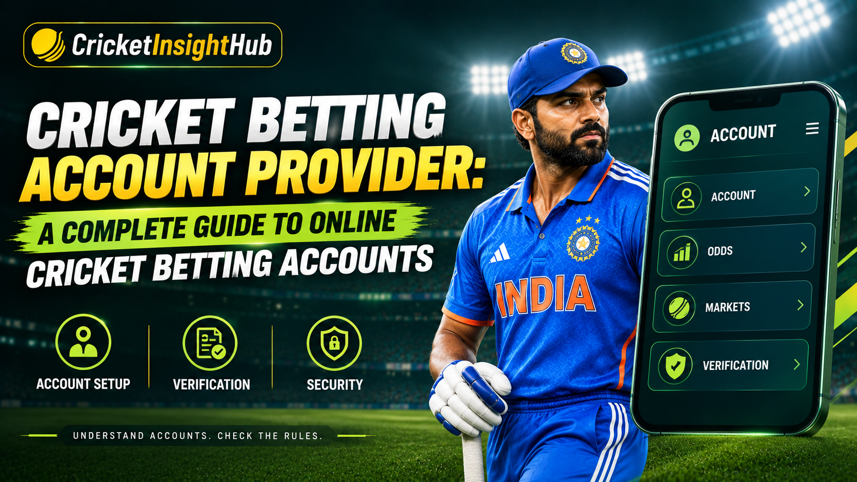 Cricket Betting Account Provider