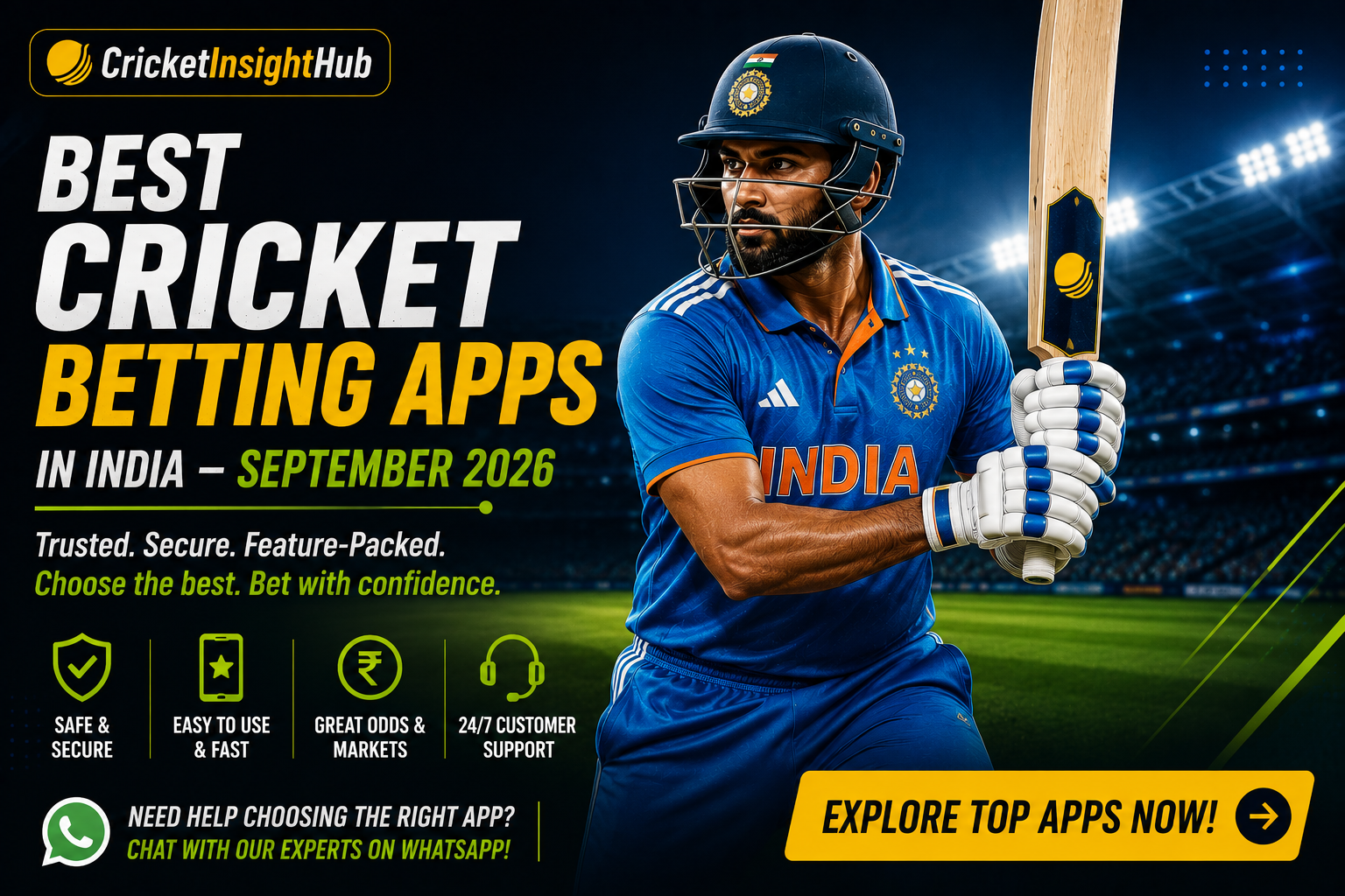 Best Cricket Betting Apps in India – September 2026