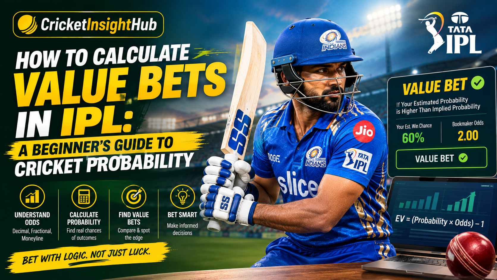 How to Calculate Value Bet in IPL