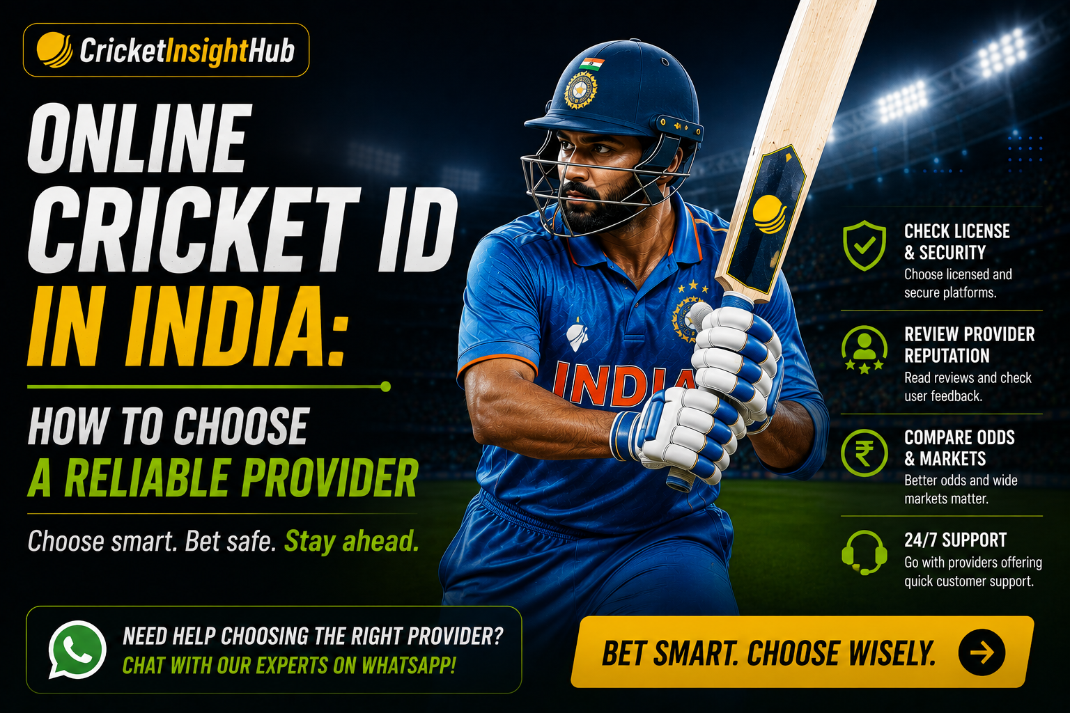 Online Cricket ID in India: How to Choose a Reliable Provider