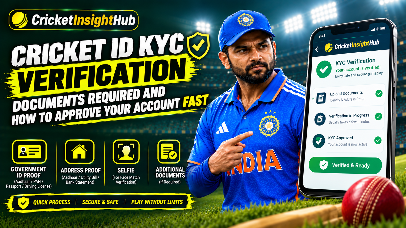Cricket ID KYC Verification