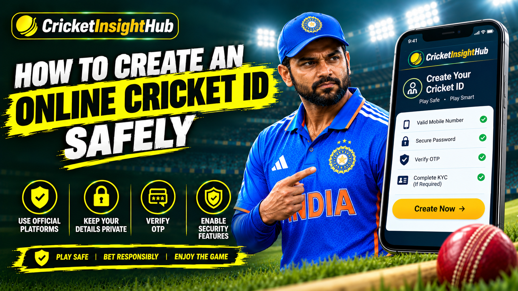 How to Create an Online Cricket ID Safely